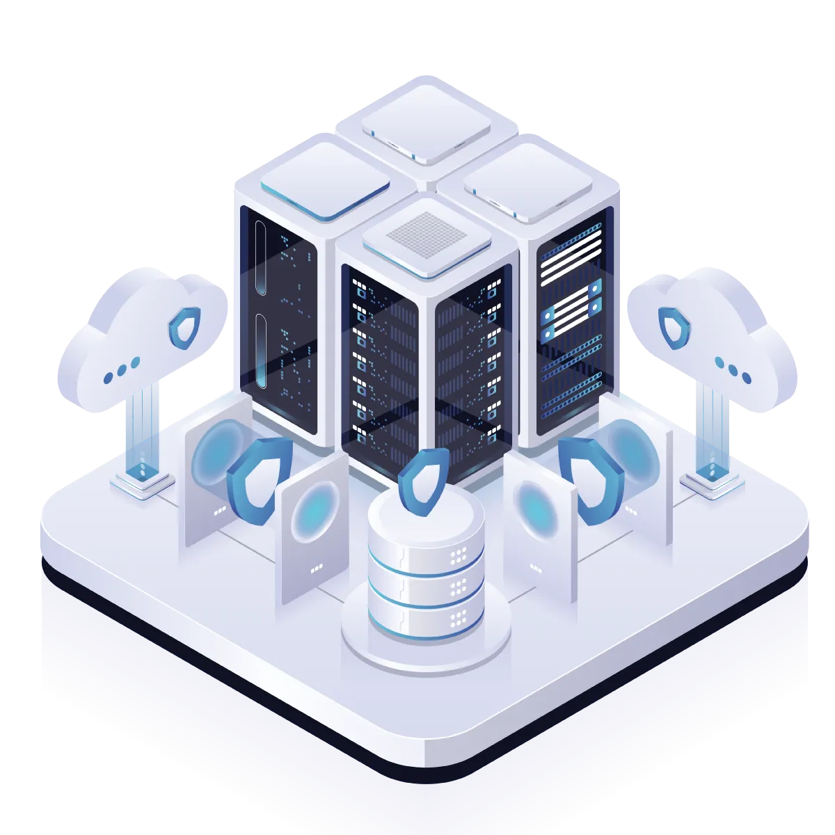 Illustration de l'expertise Cloud et Infrastructureé